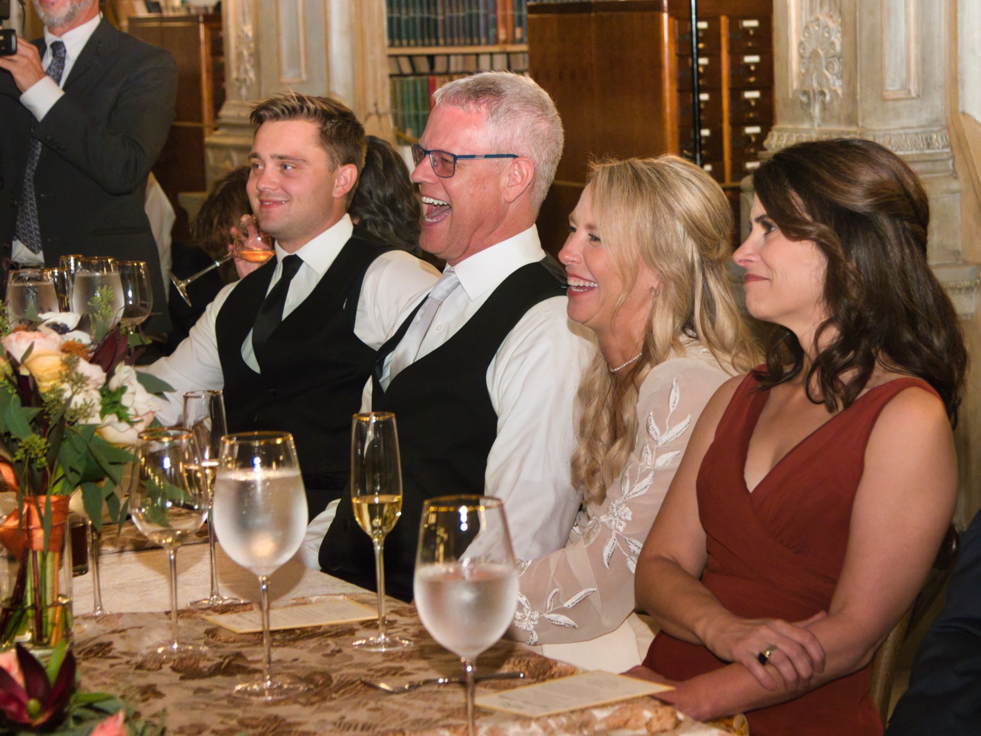 Wedding at Peabody Library Baltimore